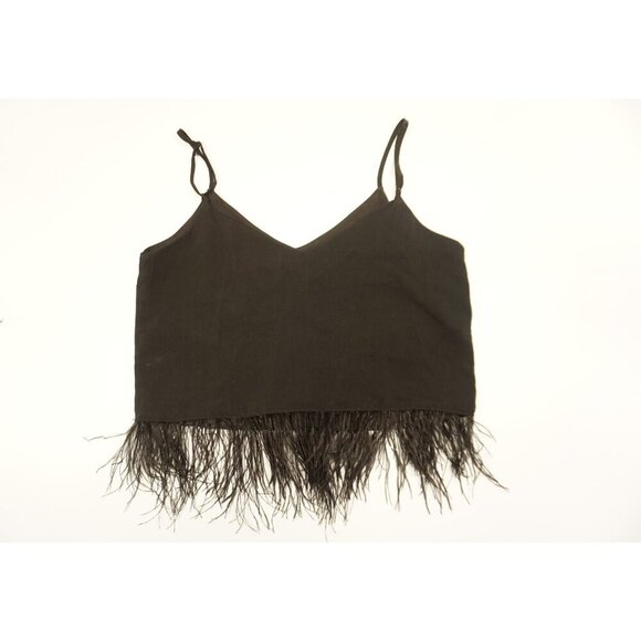 WAYF Warren Feather-Hem Camisole, Size 8 - Picture 7 of 9